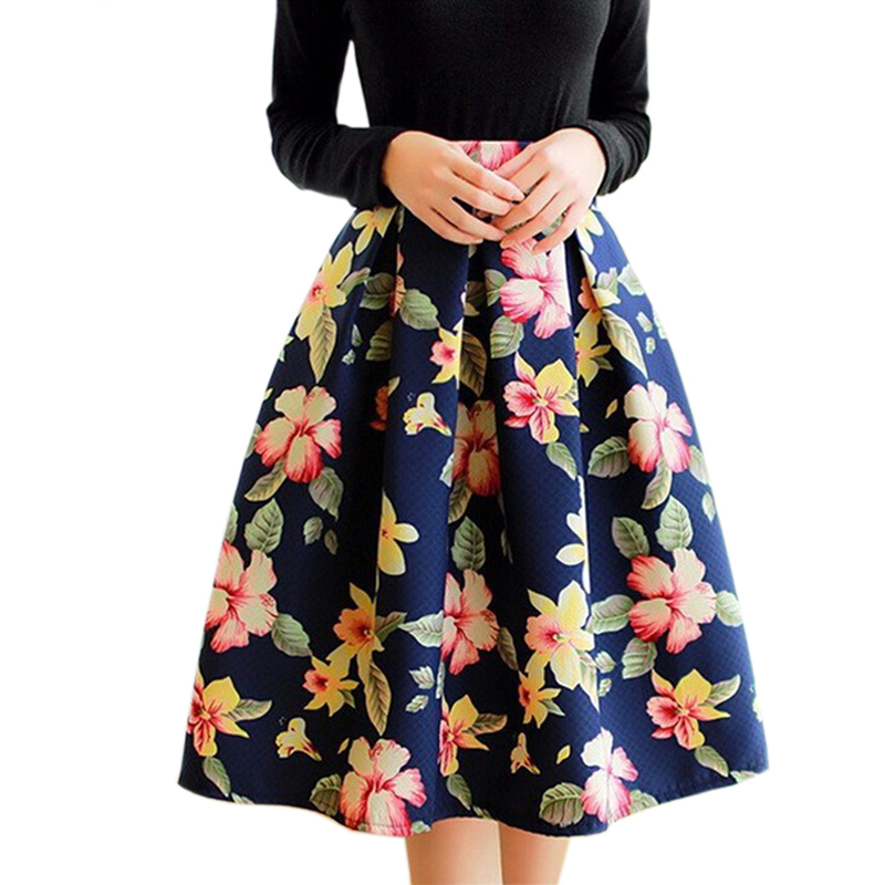 ladies floral skirts