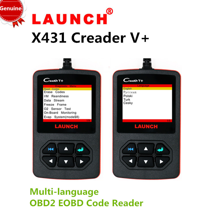    launch-x431 creader v + obdii eobd   launch-x431 creader v  +  - 