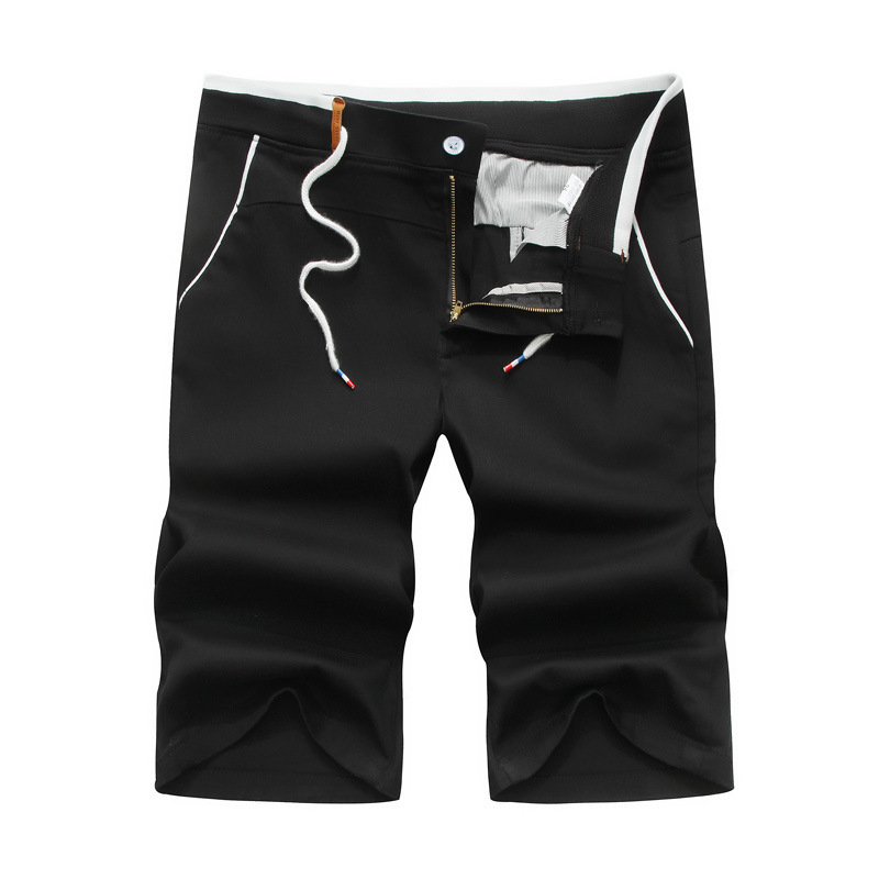 2015 new summer fashion knee length mens cotton bermuda masculina shorts/male slim fit surfing beach short men plus size 28-36