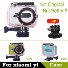 In Stock!! Original Camera Waterproof Case for Xiaomi yi Xiaoyi yi Action Sport Camera Accessories Diving 60m Fall proof shell