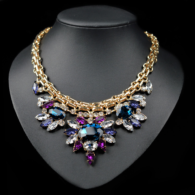 collier de marque bolsas marcas famosas luxury crystal cristal 2015 maxi colare bijoux bijuterias bijouterie necklaces for women