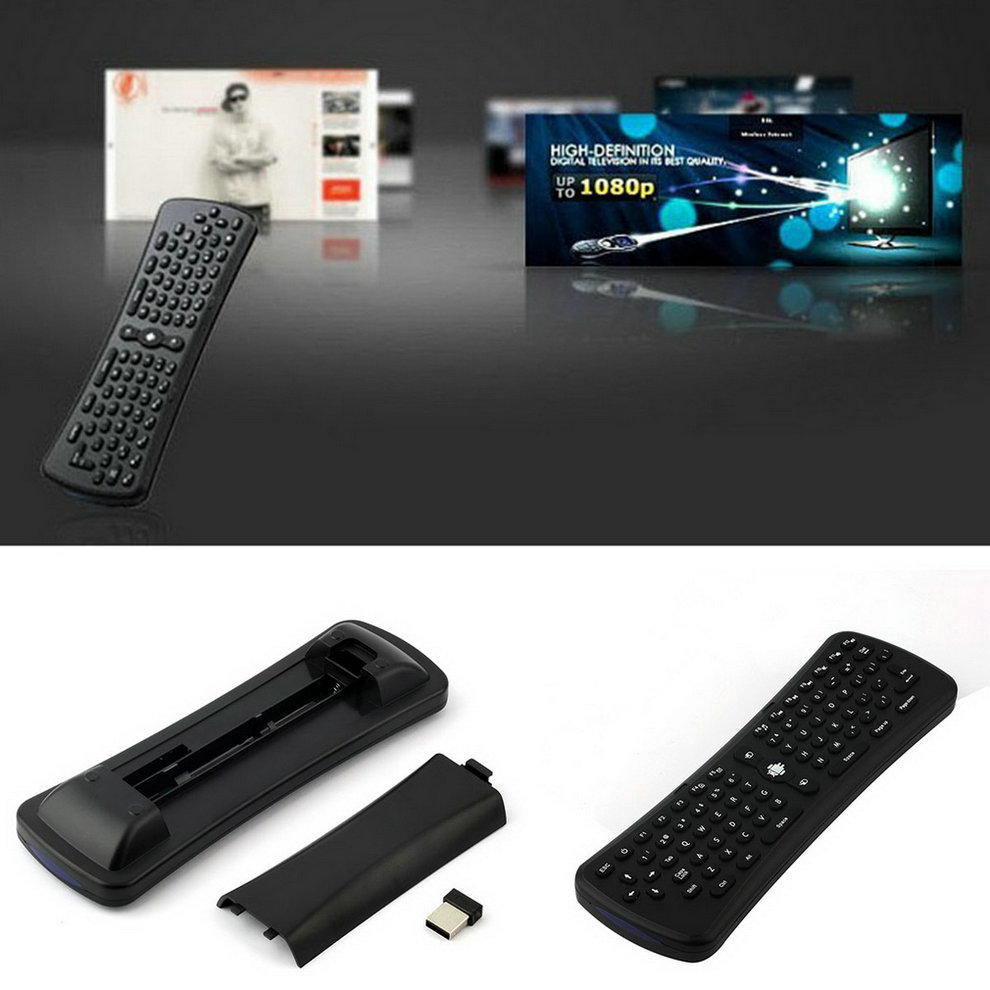 1pc 2.4GHz Mini Fly Air Mouse Gyro Sensing Keyboard For Android TV Box Excellent 2425#