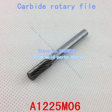 Archivo rotatorio del carburo fresas rotativas de carburo de muela desbarbado con un archivo de la cabeza de 12 mm modelo A1225M06 fresas