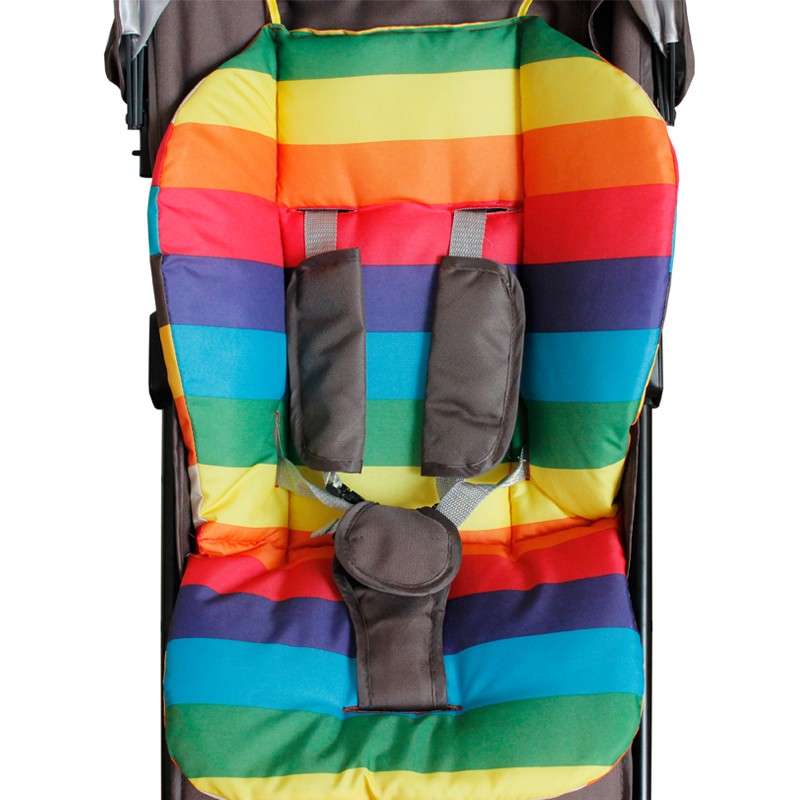 hot-waterproof-baby-Stroller-Cushion-Stroller-Pad-Pram-Padding-Liner-Car-Seat-Pad-Rainbow-general-cotton