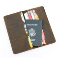 Classic Styles Men s Business Wallets Fashion Crazy Horse leather Purse For Men Passport boarding
