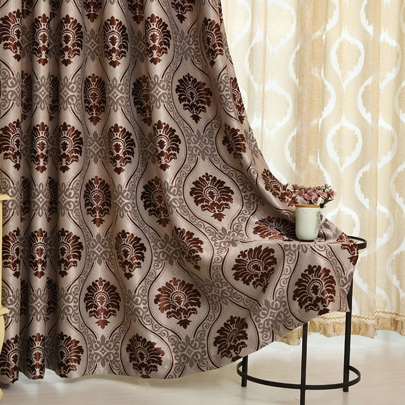 Burgundy curtains bedroom