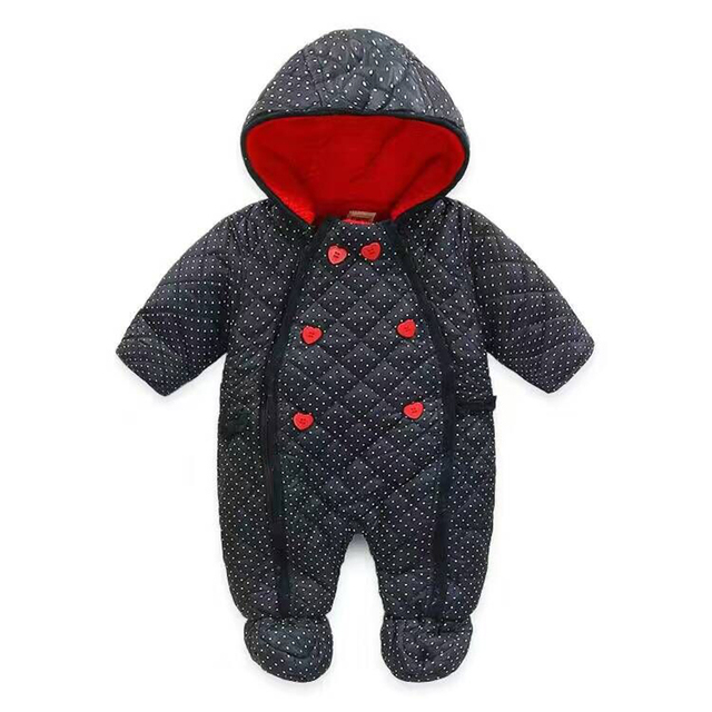 Новый Baby Rompers Зима Мальчик Девочка Комбинезон Комбинезон Детский Зимний Комбинезон Рождественский Подарок С Капюшоном Верхней Одежды Новорожденных Одежда 8 Цветов