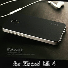 Xiaomi Mi4 case Ipaky Brand PC Frame Silicone back cover cellphone case for Xiaomi Mi 4