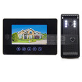 DIYSECUR Video Door Phone Intercom System 7 Color LCD Monitor 700TVL CCD Camera 1v1