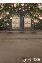 Flower Photography Backdrops Vintage Photography Background Wood Door And Dark Land Stand Backdrops For Photo Studio Fotografia
