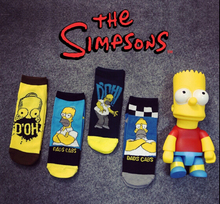 Men’s Combed Cotton Graffiti Styles Socks of The Simpsons Short Socks Men and Women  115w