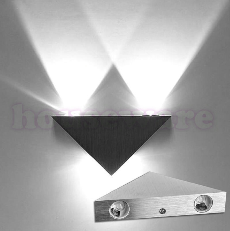 White LED Up Down Wall Lamp 3W Spot Light Pathway Sconce Lighting AC110V-220V zx752