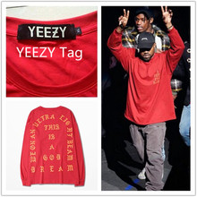 New Arrival T shirt Men Gains YEEZY Clothes I feel like Pablo Kanye West Season 3 Hip hop YEEZY YEEZUS Chinese size M-2XL