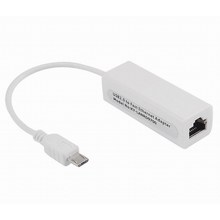 White Micro Usb to RJ45 Converter Ethernet Network Lan Adapter Card For Win XP Win 7 8 For Android Tablet#DY2000