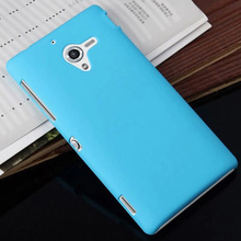 Rubberized Anti skidding Matte Surface Hard Case For Sony Xperia ZL L35H C6502 C6503 C6506 Mobile