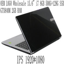 OEM Wholesale 15.6″ i7 8GB 500G+128G SSD GTX840M 2GB RAM Ultrabook pc Gaming Laptop Notebook Computer Computador Notbook air pro