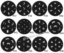 81Designs Optional Nail Art Plates Nail Template Stamper Scraper Kit DIY Polish Style Nail Stamp Stamping