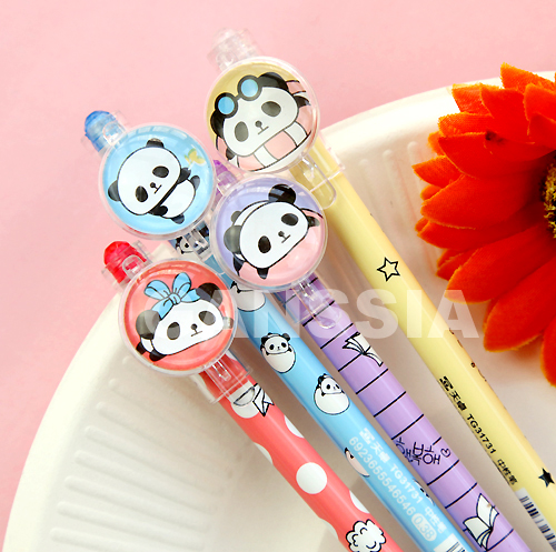 The panda Gel ink pen Cute pens for writing Canetas escolar kawaii stationery Office supplies material school(ss-a961)