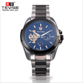 TEVISE 2017 Watches Steel Strip Men Automatic Mechanical Watches Fashion Three Watches Business Simple Relogio Masculino