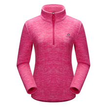 Free Shipping 2015 Autumn Winter Women Outdoor Warm Polar Fleece Pullovers Thick Thermal Fleece Outwear Coats 4 Colors Available