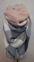 140x140cm Za winter acrylic cashmere tartan plaid scarf brand blanket shawl desigual pashmina wrap stole for Lady Women Girl