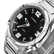 Casual Full Steel Men Watches Male Clock Military Watch Men Full Steel Watch CURREN Men Quartz Sports Watches for Men Relojes