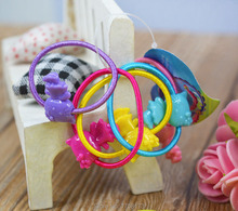 Lot 25 Pcs Hairband Kids Elastic Hair bands Tie Elastic Children Rubber Carton Round Ball High