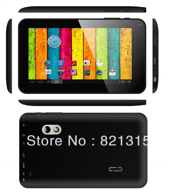 DHL Freeshipping NEW 7 tablet pc Allwinner A20 Dual Core ARM Cortex A7 Android 4 2