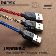 2015 New Nylon Fiber Micro USB Cable Fast Charging Data Sync Flat Cord Original Remax For