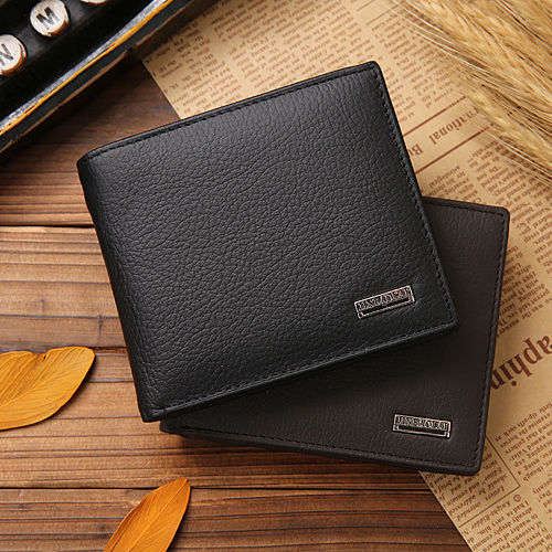 Hot Sale New style 100 genuine leather hasp design men s wallets with coin pocket fashion