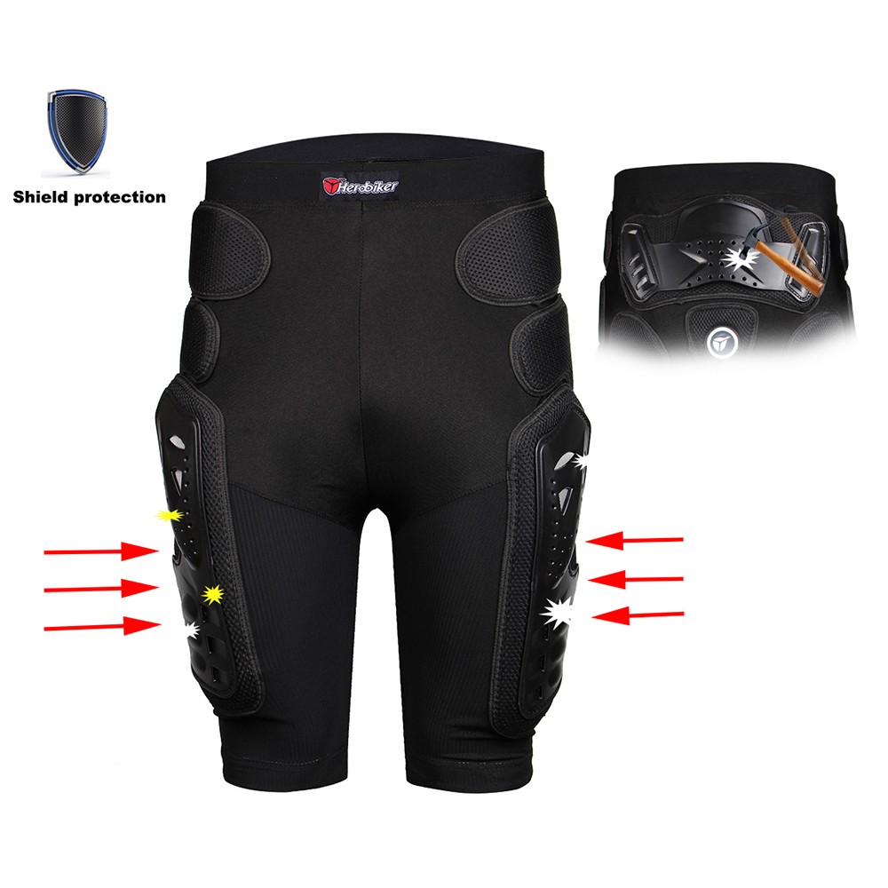 Breathable Motocross Knee Protector Motorcycle Armor Shorts Skating