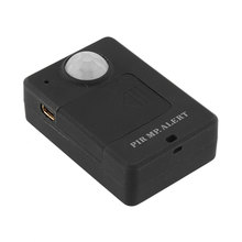 1pcs Mini Infrared Sensor Motion Detector GSM Alarm Monitor Wireless Black 5 8m Free shipping