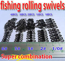 2015new mix five kinds rolling swivels fishing swivels quantity total 115pcs/lot super combination!!!