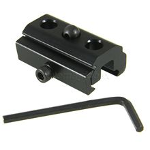 Full Metal Black Rifle Gun Hunting Accessories Swivel Adapter 20mm Picatinny Weaver Rail Scope Mounts High Quality