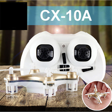 Cheerson CX-10A CX10A Mini Drone 2.4 GHz 4 CH RC Quadcopter Dron UFO with Headless Mode Radio Remote Control Helicopter RTF