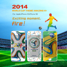 For iPhone 5/5S Protective film NILLKIN World Cup Theme Amazing H+ Nanometer Anti-Explosion Tempered Glass Screen Protector