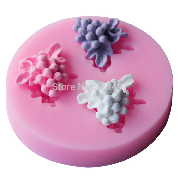 Small-Size-Grape-Shape-silicone-molds-Fondant-Cake ...