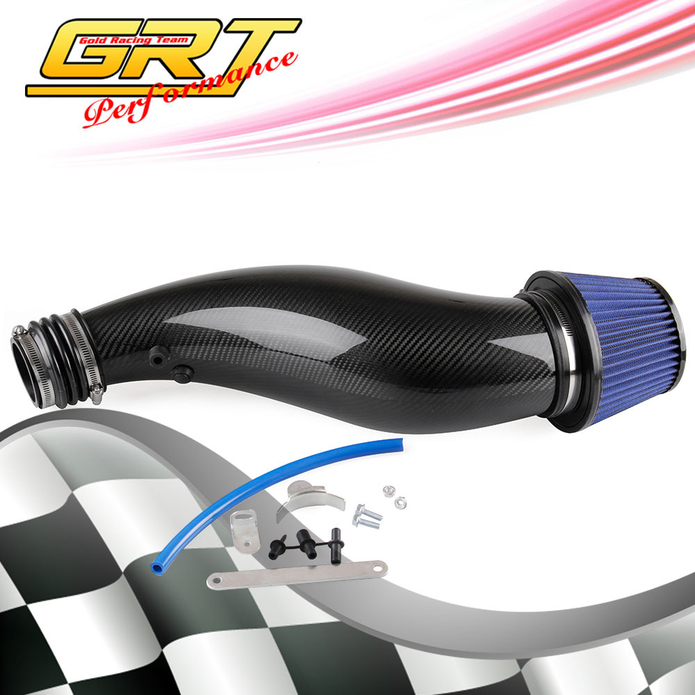 GRT New Arrived 100 Real Carbon Fiber Racing Auto Car Cold Air intakes