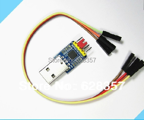 Free Shipping USB 2.0 to UART TTL 6PIN Connector Module Serial Converter CP2102 3.3V and 5V