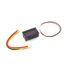 1pc Red Blue LED DC 0 100V 10A Dual Digital Voltmeter Ammeter Current Meter Panel Amp