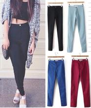 2014 fashion vintage American Apparel jeans woman pencil casual denim stretch skinny high waist jeans pants women Plus size