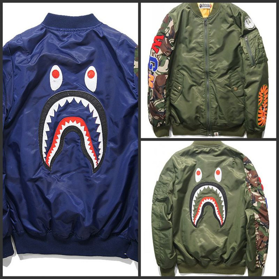 Купить Мужская ветровка Bape WGM Bape Bape Bape bape bomber jacket с ...