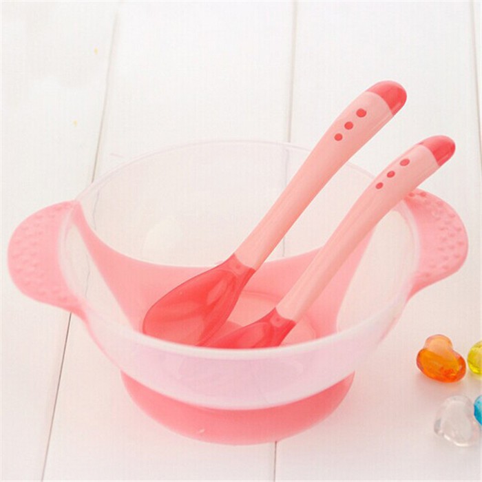 The-Best-Price-Baby-Bowl-3Pcs-Set-Baby-Learnning-Dishes-with-Suction-Cup-Temperature-Sensing-Spoon