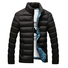 Black Blue Navy Khaki Cotton Down Coat Fashion 3XL Big Size High Quality Campera Hombre Invierno 2016 Jaqueta Masculina