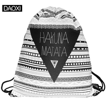 2015 new fashion escolar travel backpack 3d print softback man women mochila feminina harajuku drawstring bag