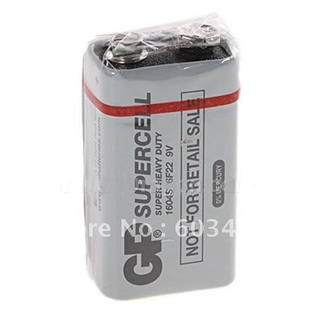 10001 GP 9V 1604S 6F22 BATTERY SUPER HEAVY DUTY SUPERCELL-in Digital ...