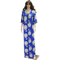 New Design 2017 Fashion Super Elasitic Dashiki Dress Famous Brand Long Dress Short Sleeve African Sexy