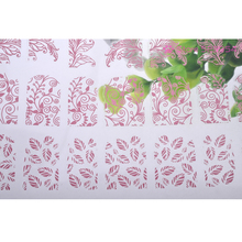 Hot 3d Nail Art Stickers Decals 108pcs sheet Mix Flowers Design Adhesive Nail Tips Decoration DIY