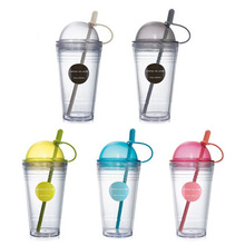 2015 Fashion plastic  coffe cup Creative DIY320ml White cup coffee cup  lemon juice mugs   camping Plastic cups