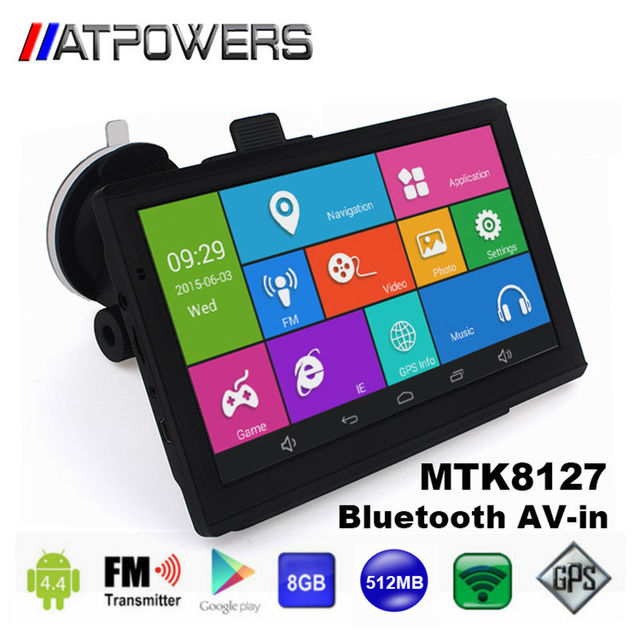 Мужской автомобиль gps навигации 7 дюймов wifi gps навигатор tablet GPS Навигатор WIFI AVIN bluetooth Камера HD 800x480 512 М/8 ГБ